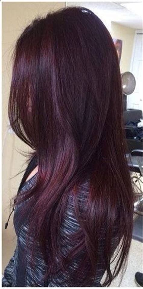 dark burgundy hair color|More.